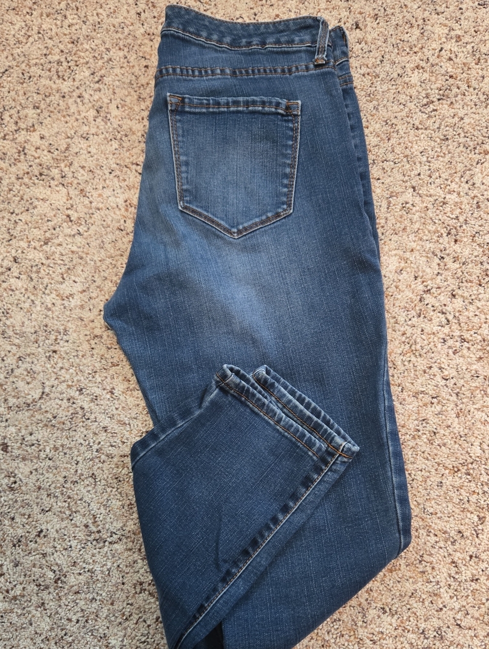 Nine West Women's Medium Blue Stretch Skinny Ankle Jeans Sz 10